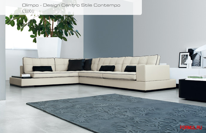 Диван и кресло Contempo Olimpo c1001